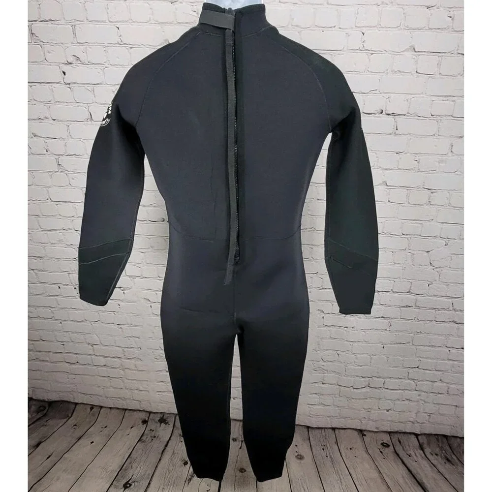Santiva Water Sports Black Long Sleeve Full Body Wetsuit Beach Size Medium M